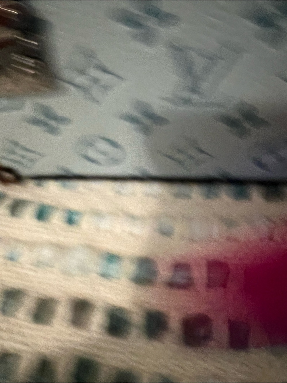 INSPIRED Blue Monogram Mini Trunk Crossbody - Picture 10 of 10